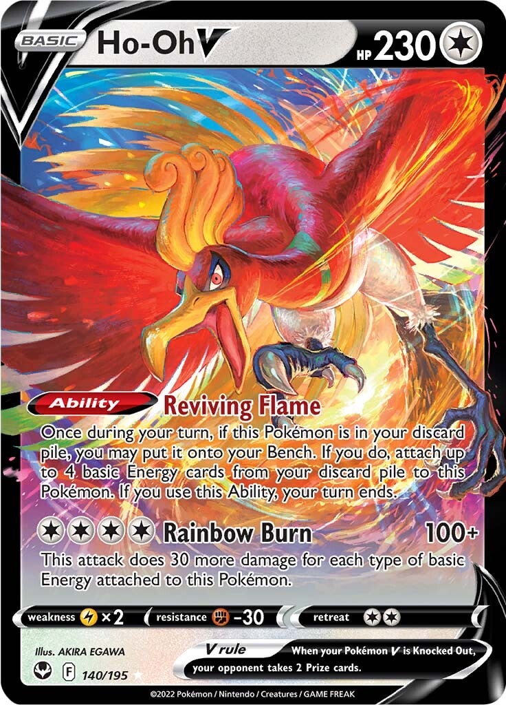 Ho-oh V (140/195) [Sword & Shield: Silver Tempest] | Exor Games Truro