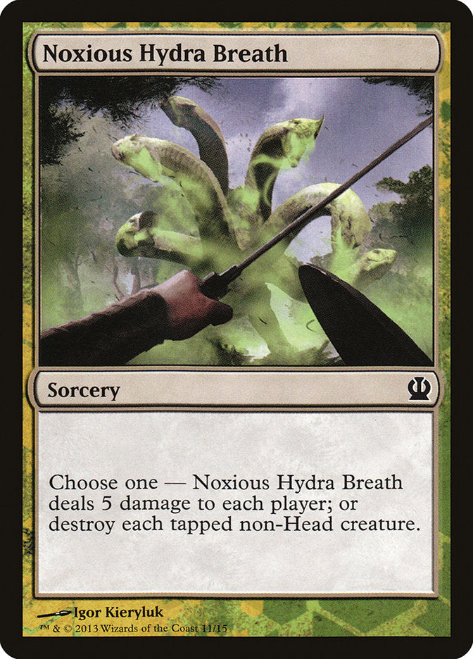 Noxious Hydra Breath [Theros Face the Hydra] | Exor Games Truro