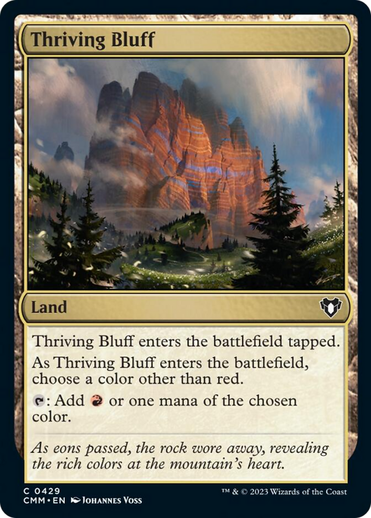 Thriving Bluff [Commander Masters] | Exor Games Truro