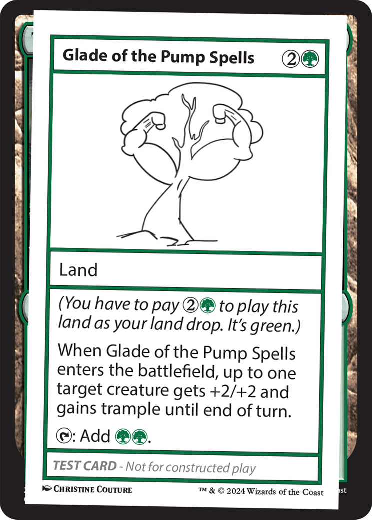 Glade of the Pump Spells [Mystery Booster 2 Playtest Cards] | Exor Games Truro