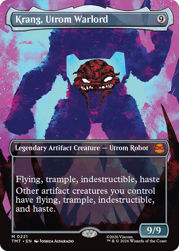Krang, Utrom Warlord (Borderless) [Teenage Mutant Ninja Turtles] | Exor Games Truro