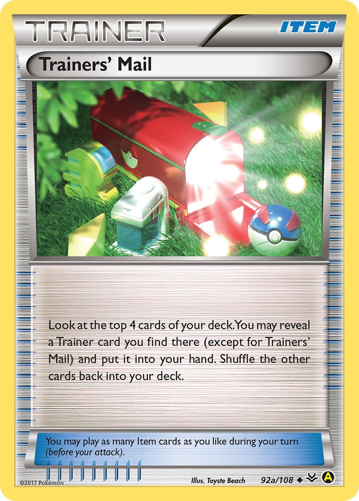 Trainers' Mail (92a/108) [Alternate Art Promos] | Exor Games Truro