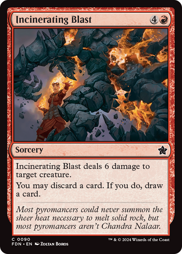 Incinerating Blast [Foundations] | Exor Games Truro