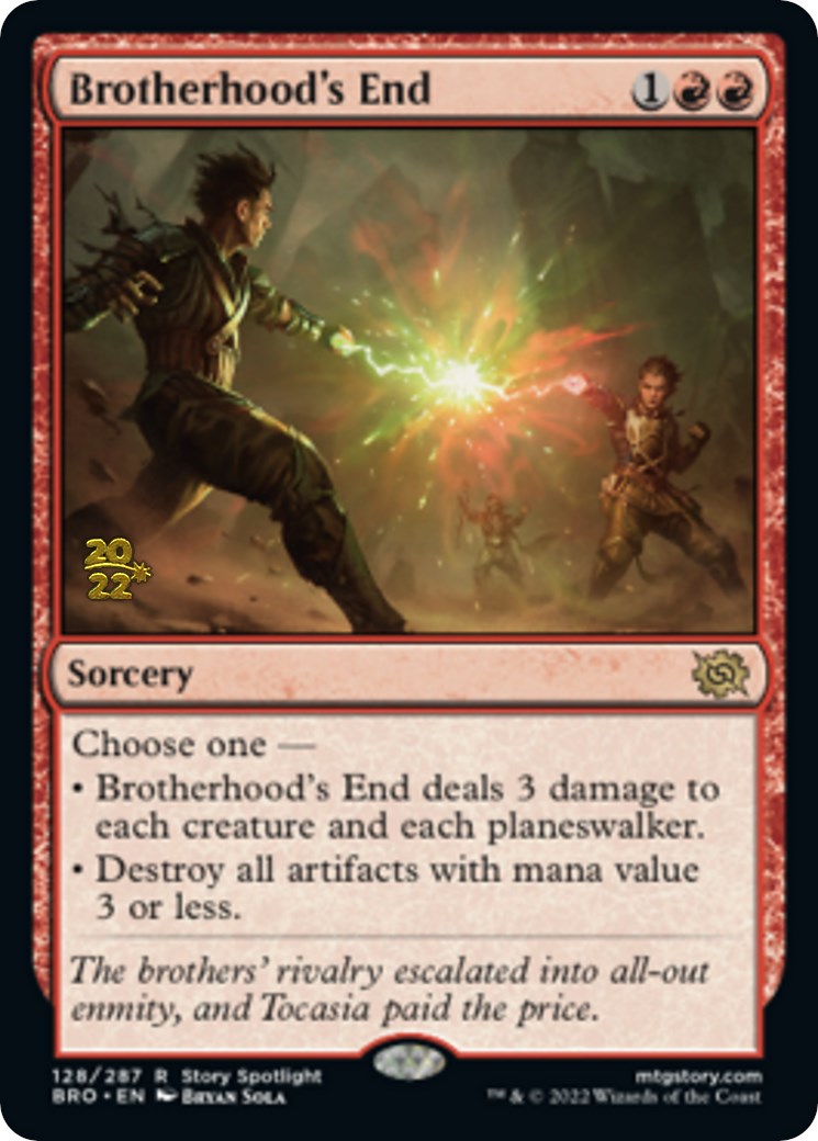 Brotherhood's End [The Brothers' War Prerelease Promos] | Exor Games Truro