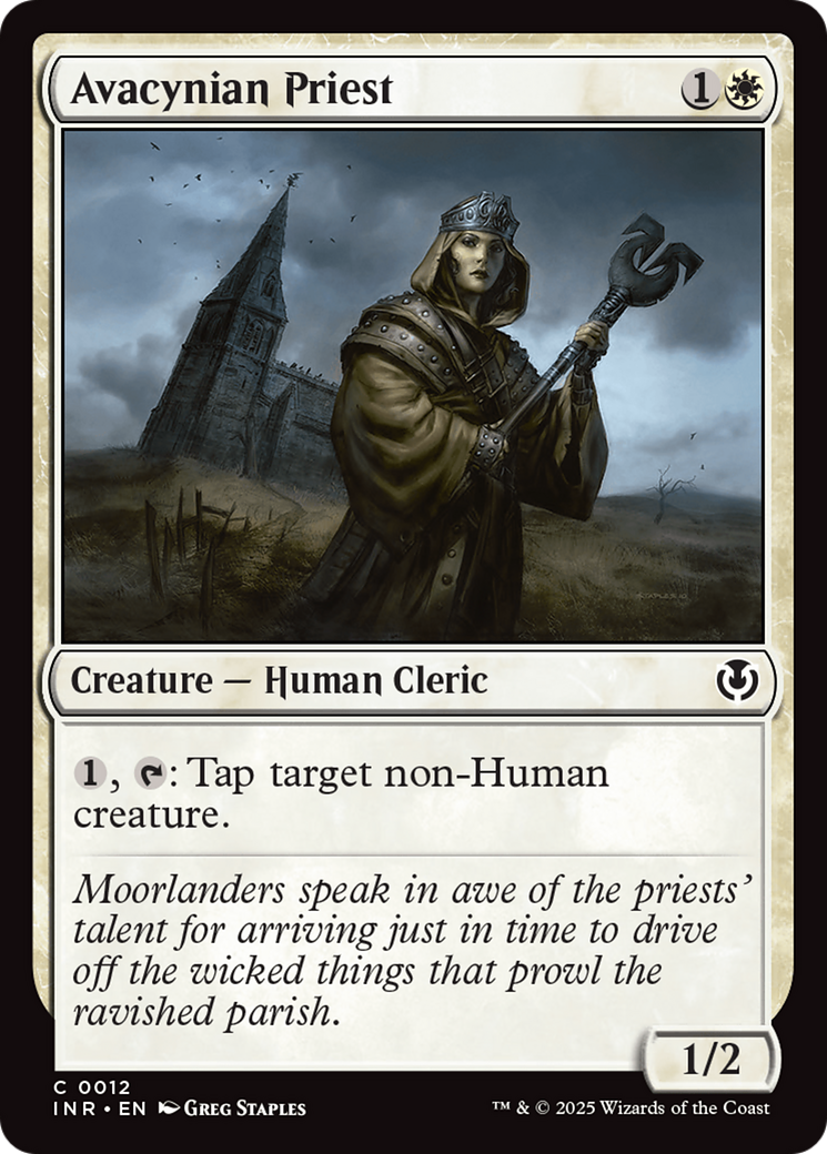 Avacynian Priest [Innistrad Remastered] | Exor Games Truro