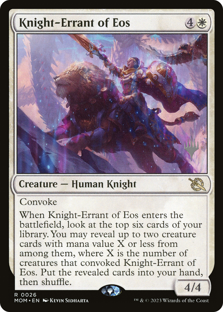 Knight-Errant of Eos (Promo Pack) [March of the Machine Promos] | Exor Games Truro