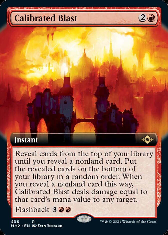 Calibrated Blast (Extended Art) [Modern Horizons 2] | Exor Games Truro