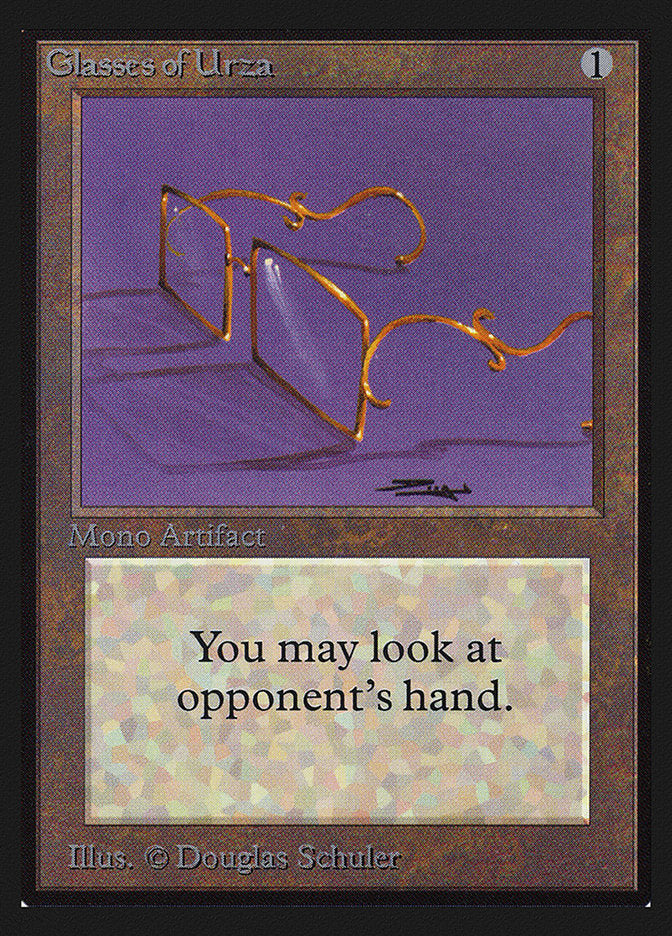 Glasses of Urza [International Collectors' Edition] | Exor Games Truro