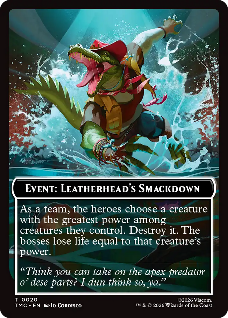 Event: Leatherhead's Smackdown [Teenage Mutant Ninja Turtles Commander Tokens] | Exor Games Truro