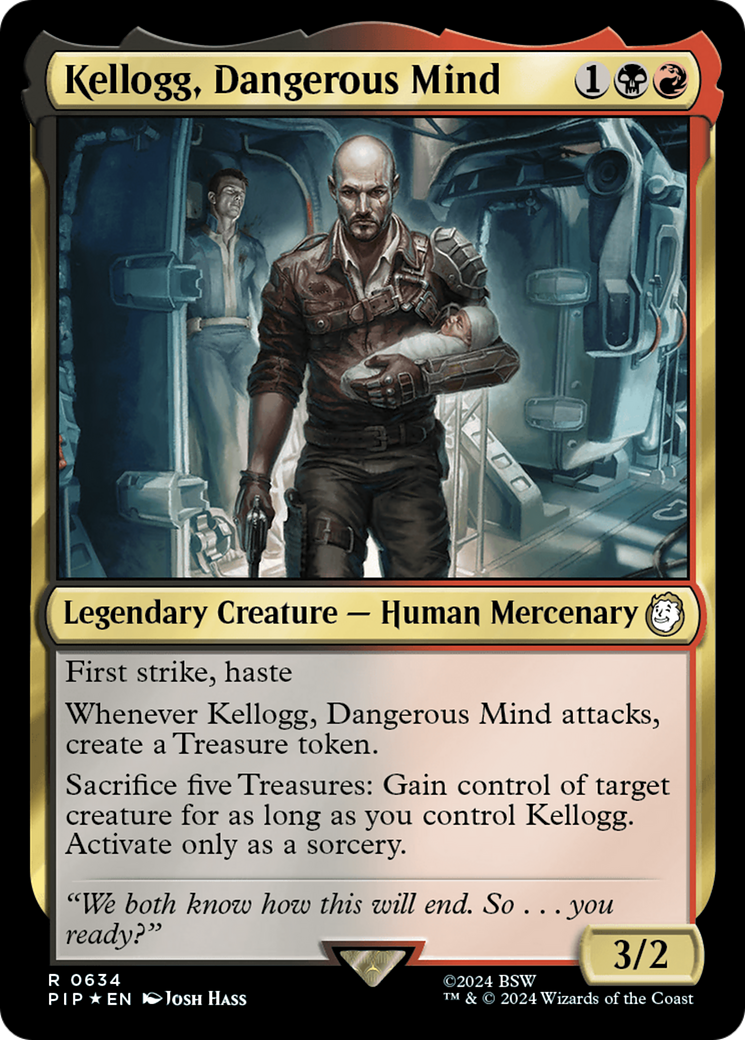 Kellogg, Dangerous Mind (Surge Foil) [Fallout] | Exor Games Truro