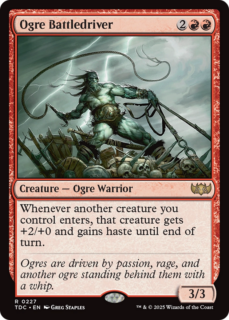 Ogre Battledriver [Tarkir: Dragonstorm Commander] | Exor Games Truro