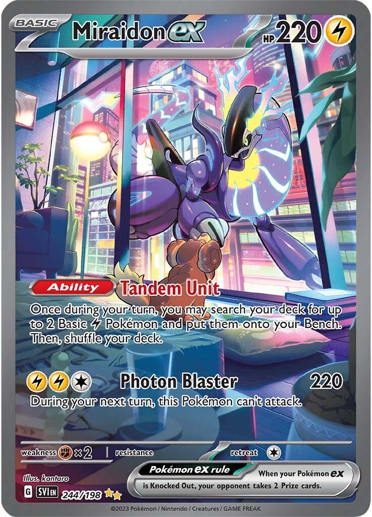 Miraidon ex (244/198) [Scarlet & Violet: Base Set] | Exor Games Truro