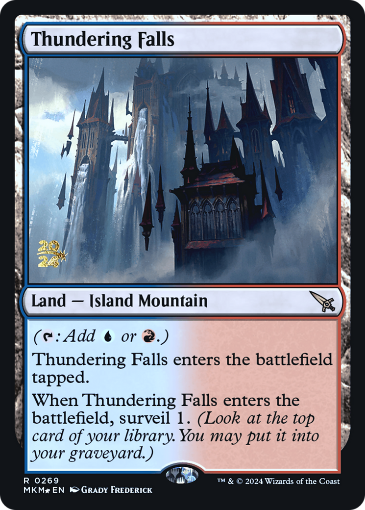 Thundering Falls [Murders at Karlov Manor Prerelease Promos] | Exor Games Truro