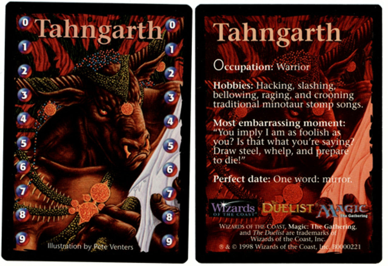 Tahngarth Life Counter Token [Media Promos] | Exor Games Truro