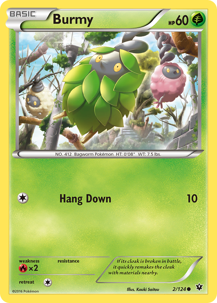 Burmy (2/124) [XY: Fates Collide] | Exor Games Truro