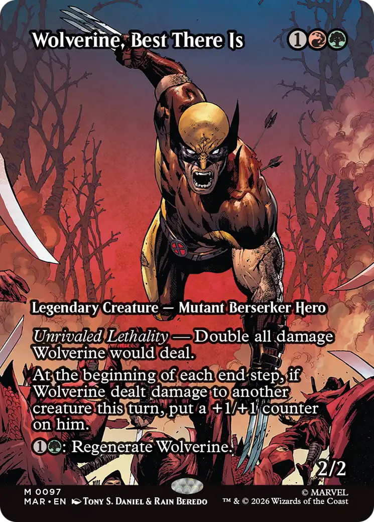 Wolverine, Best There Is (Borderless) [Marvel Universe: Eternal-Legal] | Exor Games Truro