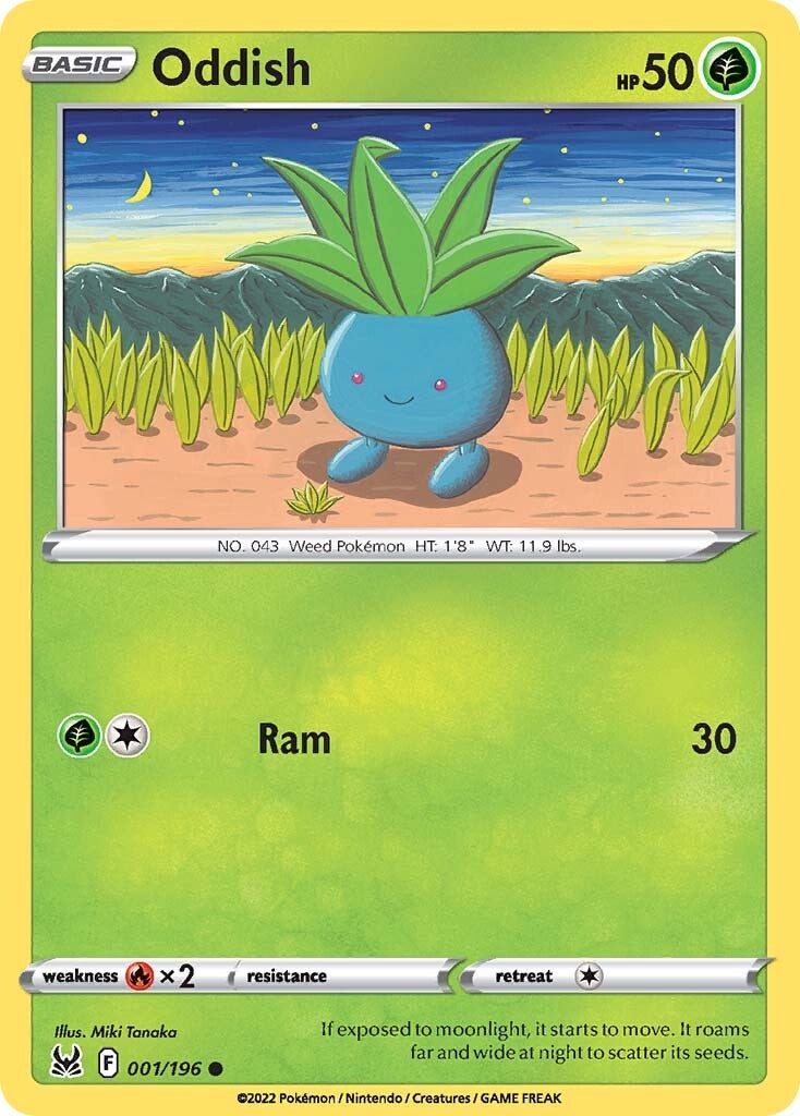 Oddish (001/196) [Sword & Shield: Lost Origin] | Exor Games Truro