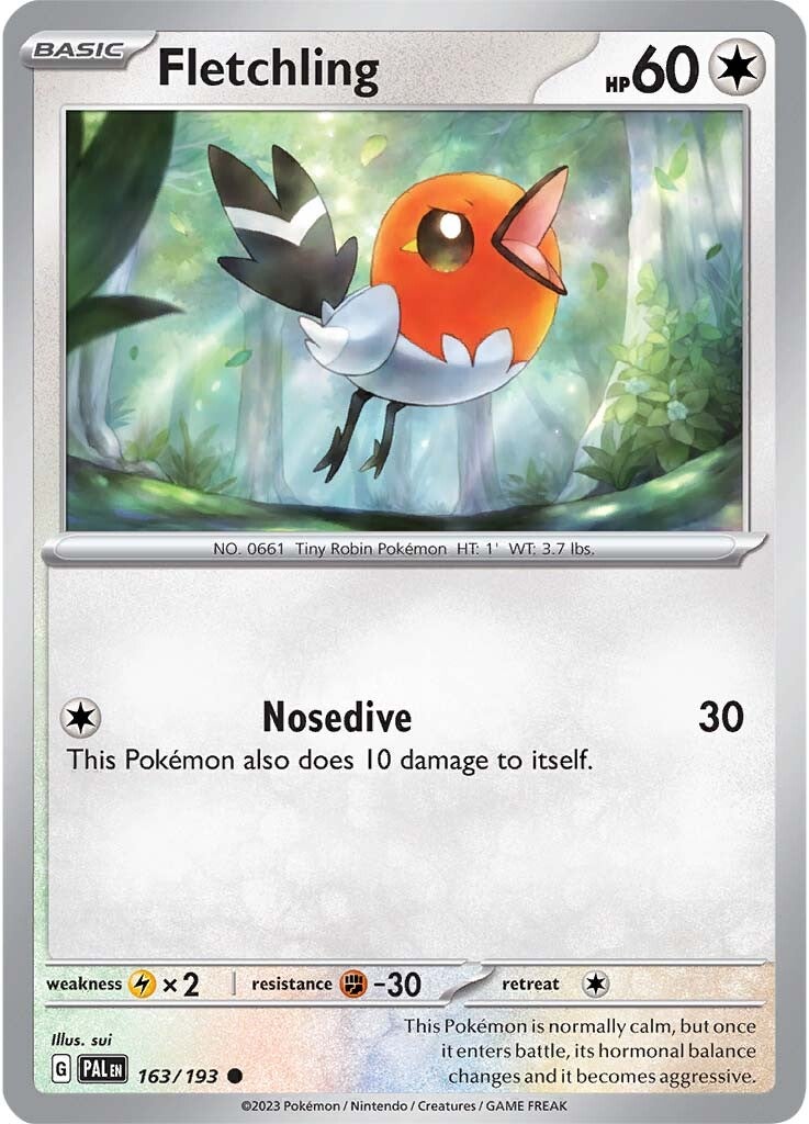 Fletchling (163/193) [Scarlet & Violet: Paldea Evolved] | Exor Games Truro