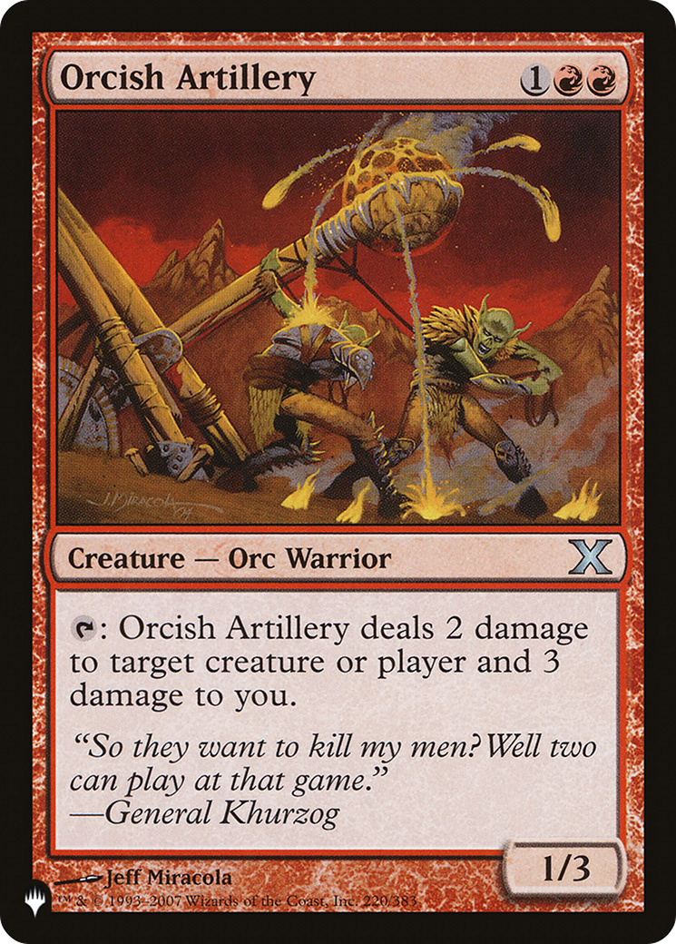 Orcish Artillery [The List] | Exor Games Truro