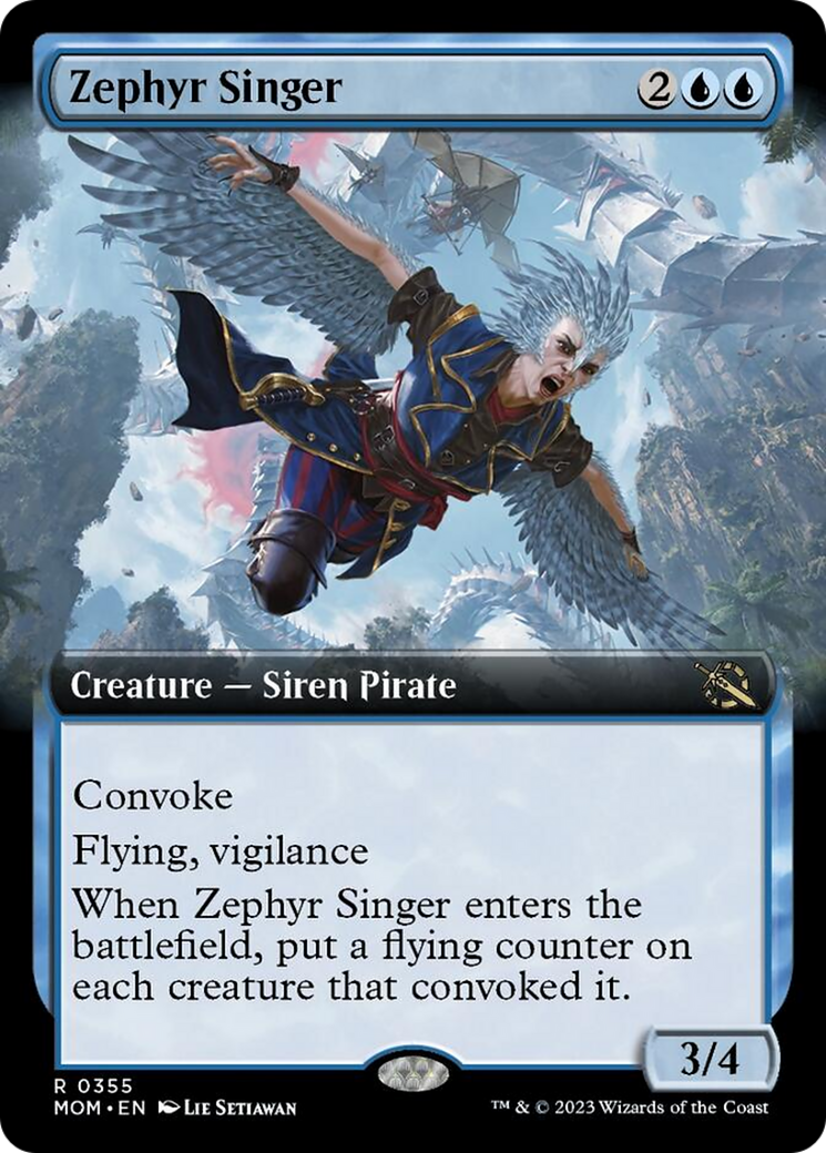 Zephyr Singer (Extended Art) [March of the Machine] | Exor Games Truro