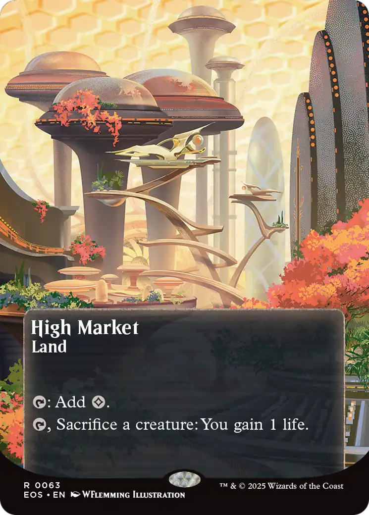 High Market (0063) (Borderless) [Edge of Eternities: Stellar Sights] | Exor Games Truro