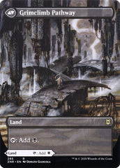 Brightclimb Pathway // Grimclimb Pathway (Borderless Alternate Art) [Zendikar Rising] | Exor Games Truro