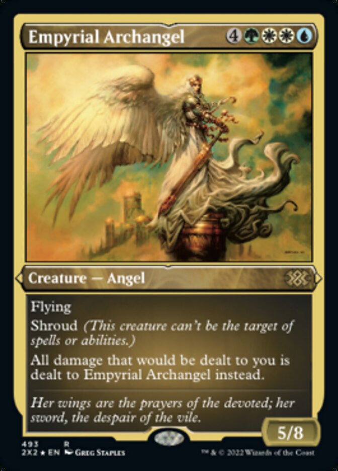 Empyrial Archangel (Foil Etched) [Double Masters 2022] | Exor Games Truro