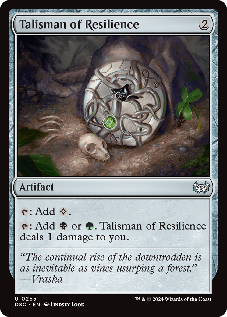 Talisman of Resilience [Duskmourn: House of Horror Commander] | Exor Games Truro