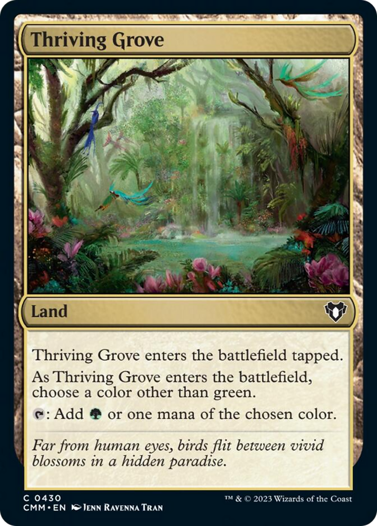 Thriving Grove [Commander Masters] | Exor Games Truro