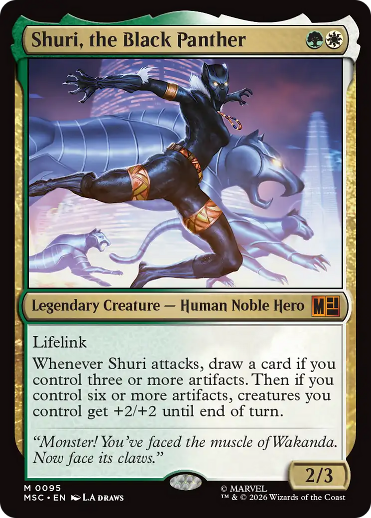 Shuri, the Black Panther (Surge Foil) [Marvel Super Heroes Commander] | Exor Games Truro