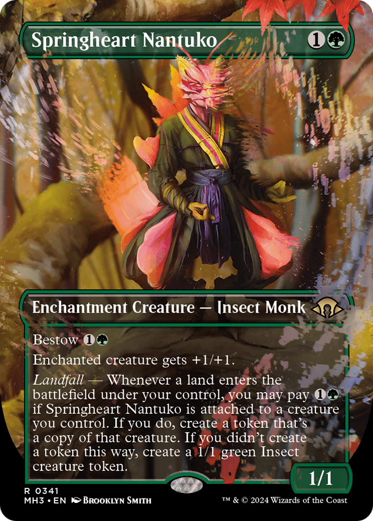 Springheart Nantuko (Borderless) [Modern Horizons 3] | Exor Games Truro