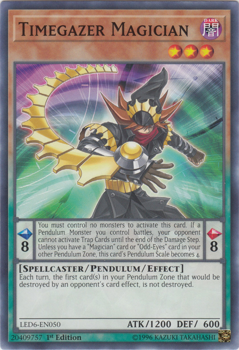Timegazer Magician [LED6-EN050] Common | Exor Games Truro