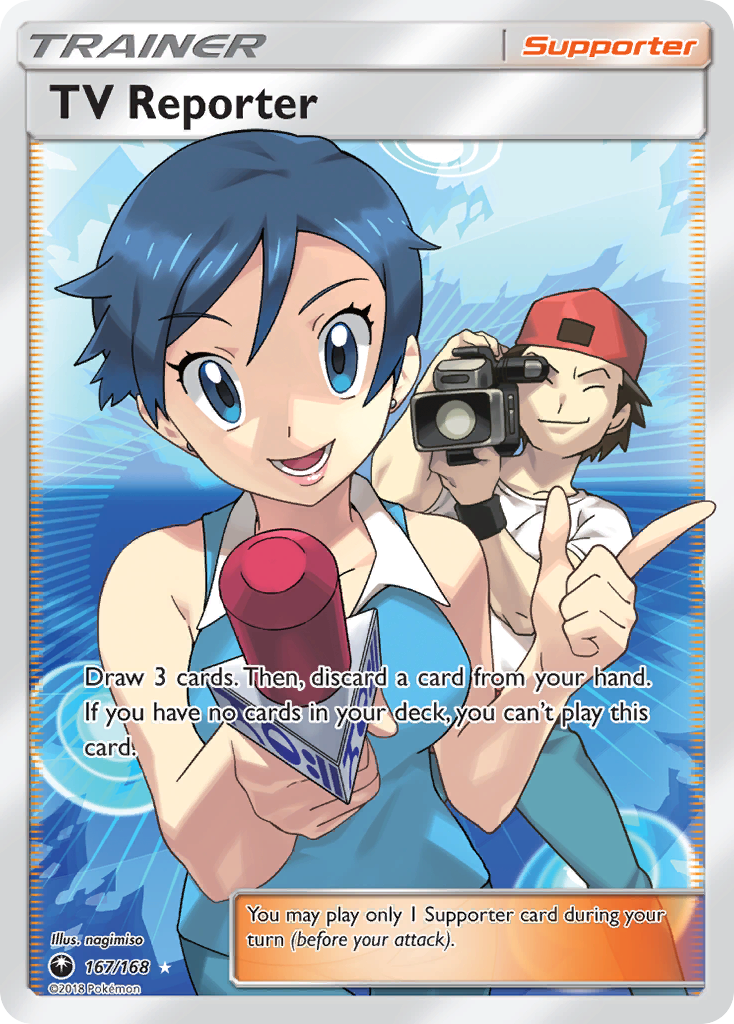 TV Reporter (167/168) [Sun & Moon: Celestial Storm] | Exor Games Truro