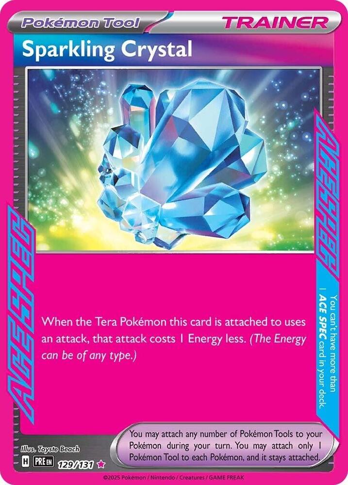 Sparkling Crystal (129/131) [Scarlet & Violet: Prismatic Evolutions] | Exor Games Truro