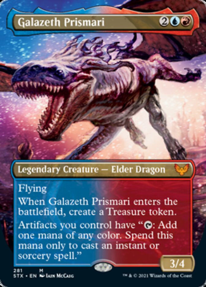 Galazeth Prismari (Borderless Alternate Art) [Strixhaven: School of Mages] | Exor Games Truro