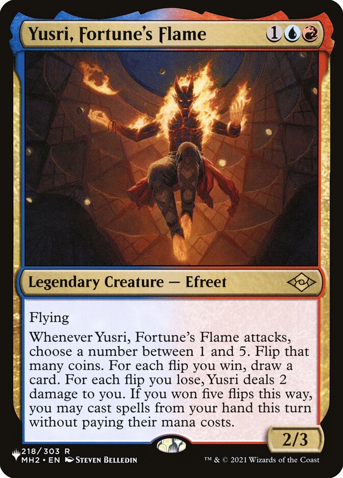 Yusri, Fortune's Flame [Secret Lair: Heads I Win, Tails You Lose] | Exor Games Truro