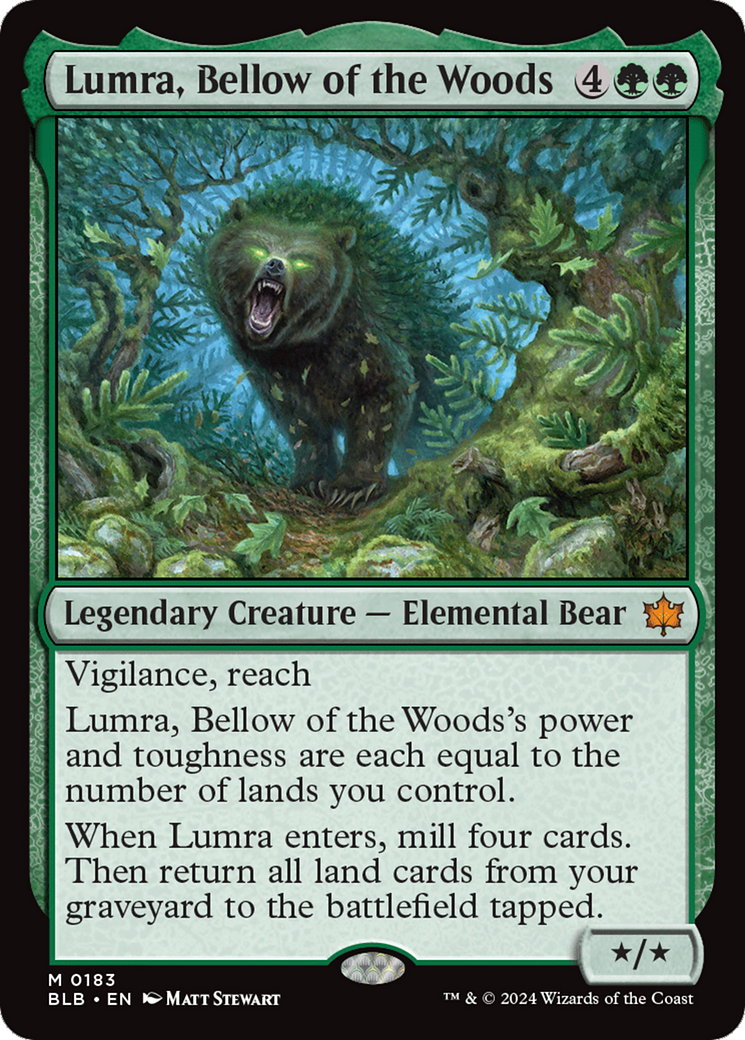 Lumra, Bellow of the Woods [Bloomburrow] | Exor Games Truro