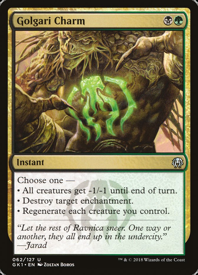 Golgari Charm [Guilds of Ravnica Guild Kit] | Exor Games Truro