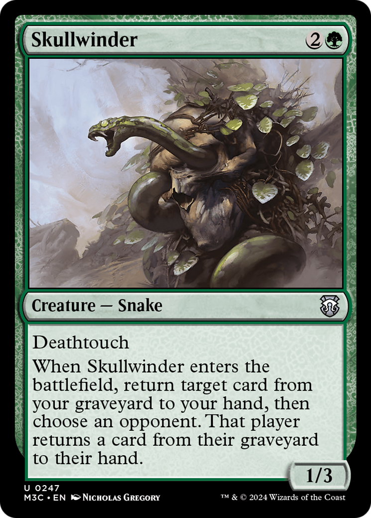 Skullwinder (Ripple Foil) [Modern Horizons 3 Commander] | Exor Games Truro