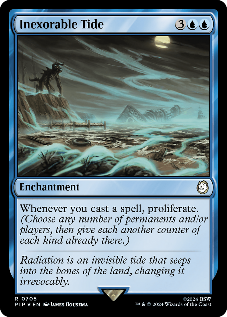 Inexorable Tide (Surge Foil) [Fallout] | Exor Games Truro