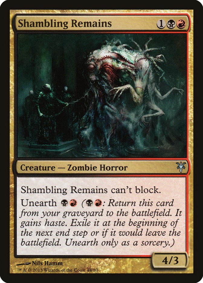 Shambling Remains [Duel Decks: Sorin vs. Tibalt] | Exor Games Truro