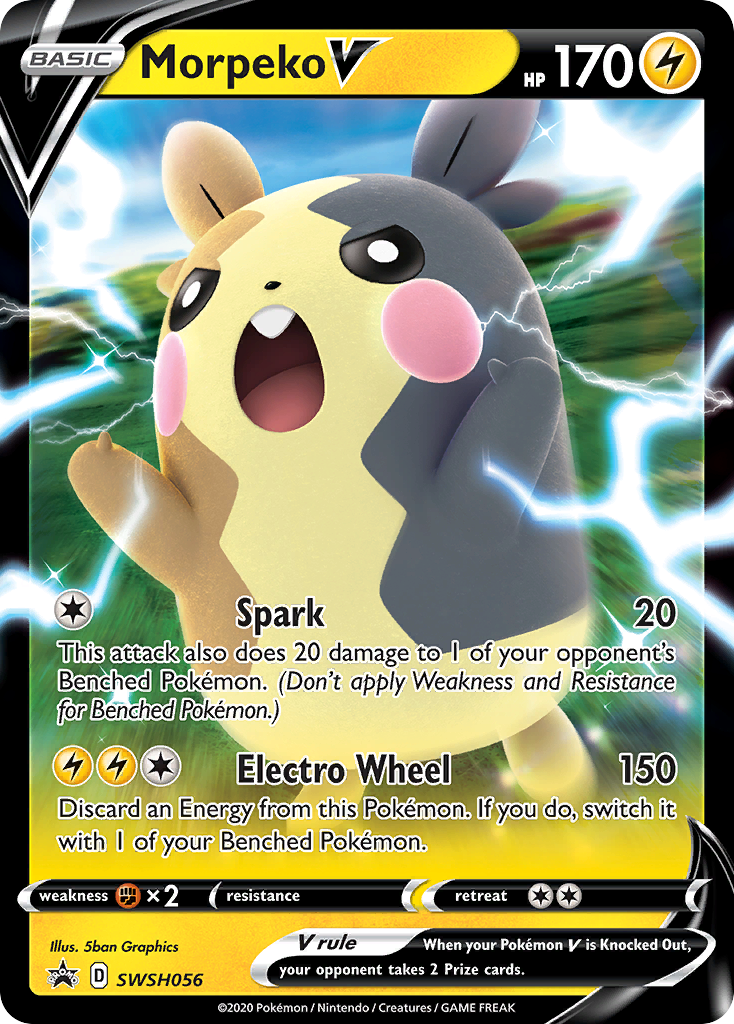 Morpeko V (SWSH056) [Sword & Shield: Black Star Promos] | Exor Games Truro