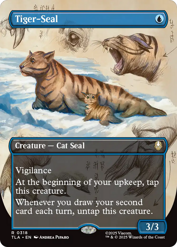 Tiger-Seal (Borderless) [Avatar: The Last Airbender] | Exor Games Truro