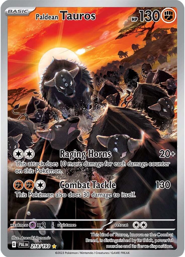 Paldean Tauros (218/193) [Scarlet & Violet: Paldea Evolved] | Exor Games Truro