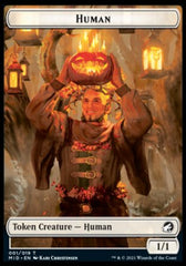 Human // Ooze Double-Sided Token [Innistrad: Midnight Hunt Tokens] | Exor Games Truro