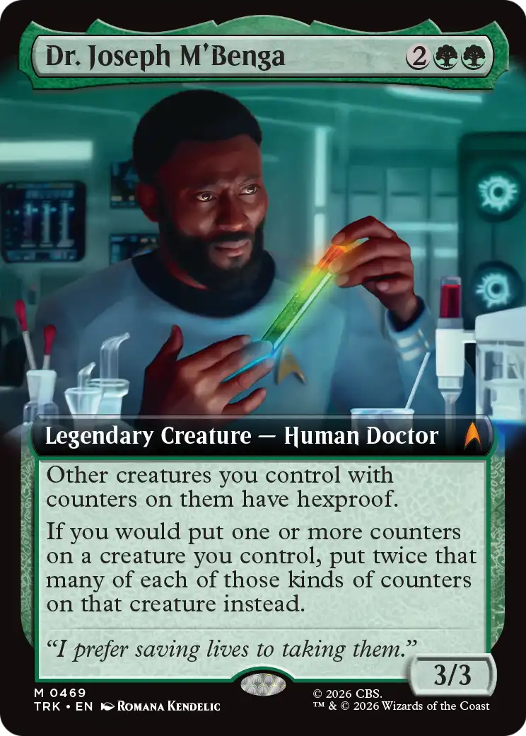Dr. Joseph M'Benga (Extended Art) [Star Trek] | Exor Games Truro