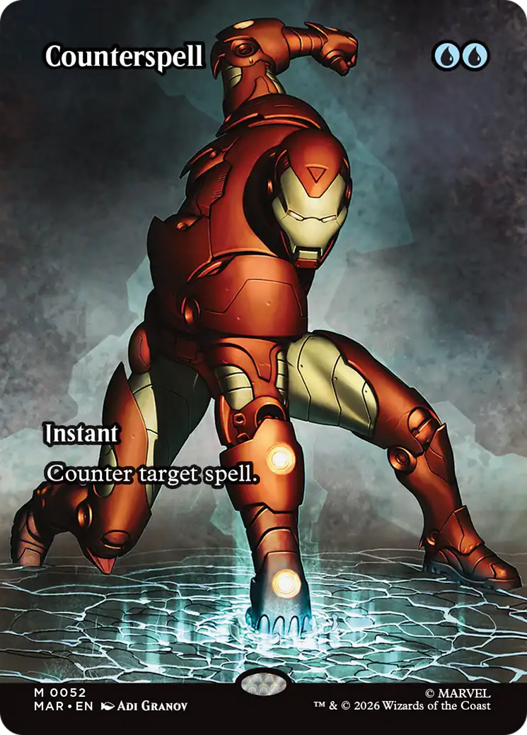Counterspell (Borderless) (0052) [Marvel Universe: Eternal-Legal] | Exor Games Truro