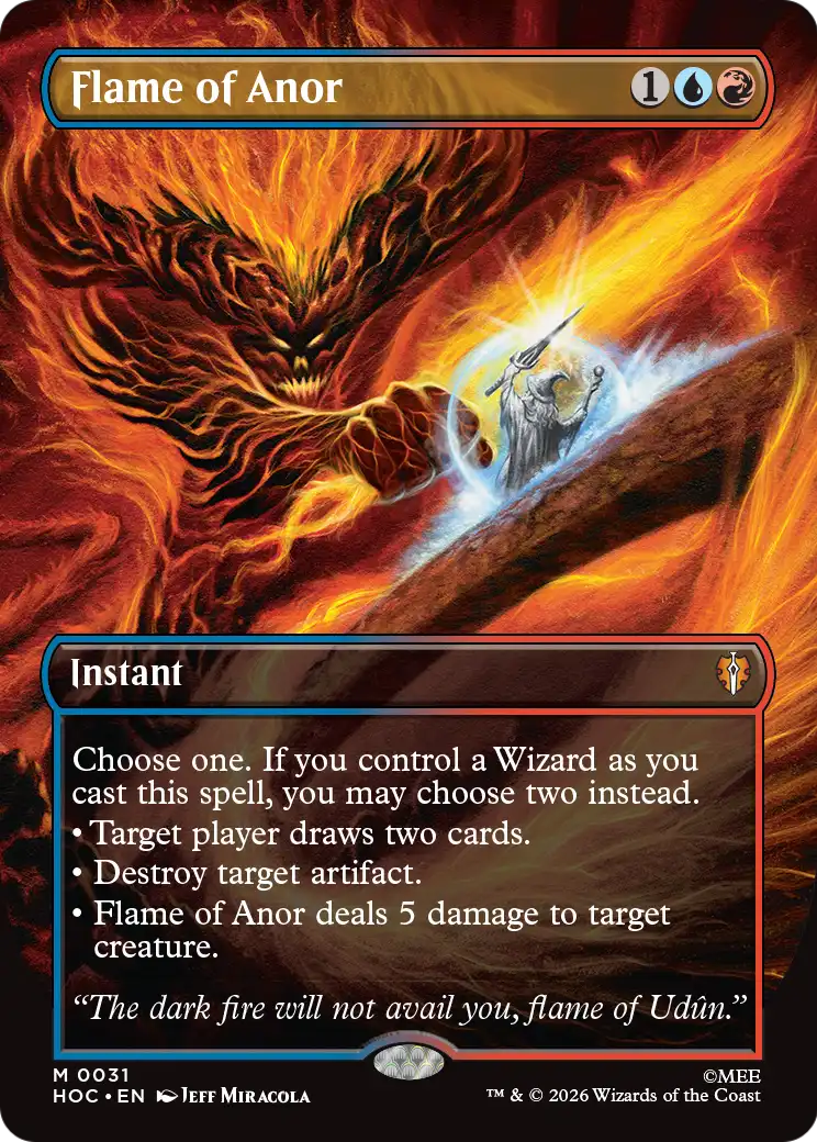 Flame of Anor (Borderless) [The Hobbit: Eternal-Legal] | Exor Games Truro