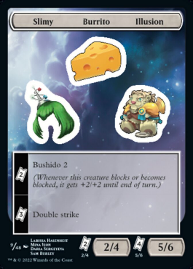 Slimy Burrito Illusion [Unfinity Stickers] | Exor Games Truro