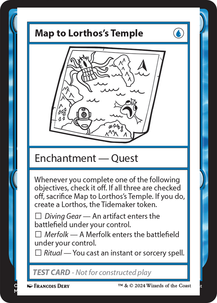 Map to Lorthos's Temple [Mystery Booster 2 Playtest Cards] | Exor Games Truro